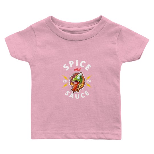 Hot Spice lover Sauce chili pepper Baby T Shirts