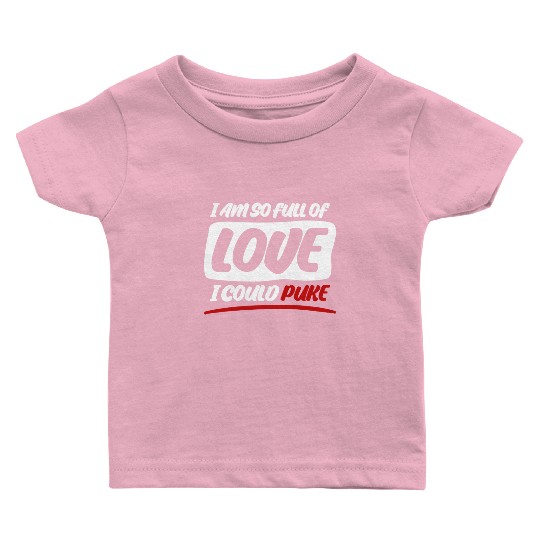 Valentine's Day Girlfriend Heart Love Baby T Shirts