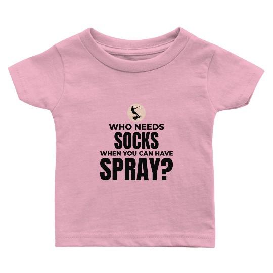 Barefoot Water Skiing Extreme Sports Barefooting Baby T Shirts