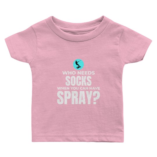 Barefoot Water Skiing Extreme Sports Barefooting Baby T Shirts