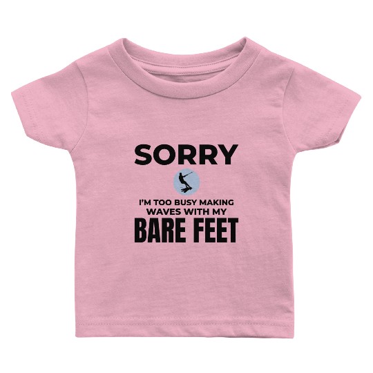 Barefoot Water Skiing Extreme Sports Barefooting Baby T Shirts