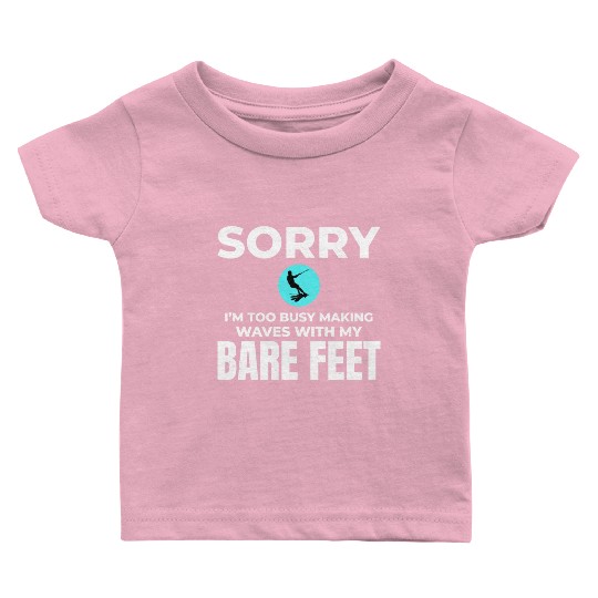 Barefoot Water Skiing Extreme Sports Barefooting Baby T Shirts