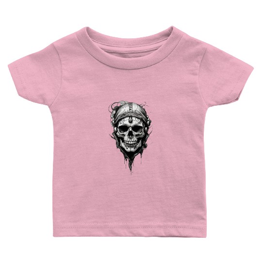 skull pirate Baby T Shirts