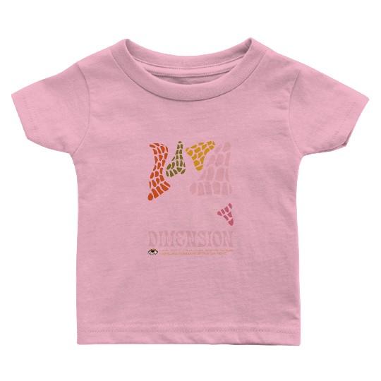 Dimension Psychedelic Illustration Baby T Shirts