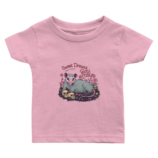 sweet dreams goth possum Street Cats Squad Baby T Shirts
