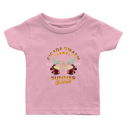 Entomology Cicada Lover 2024 Cicada Swarm Summer Baby T Shirts