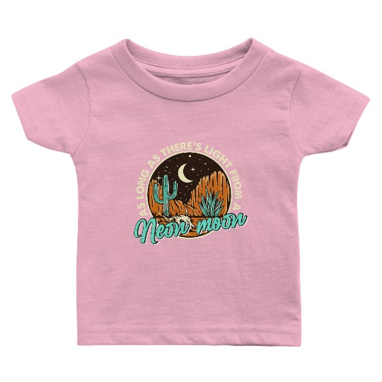 Neon Moon Cactus Country Mountain Vintage Retro Baby T Shirts
