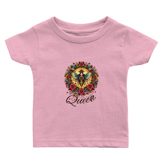 Queen Bee Jewelry Jewels Cute Beekeeping Beekeeper Baby T Shirts