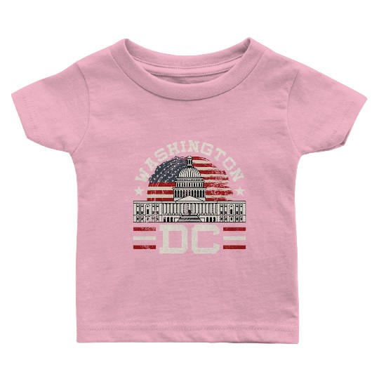Love Washington DC USA Gift Design Idea Baby T Shirts