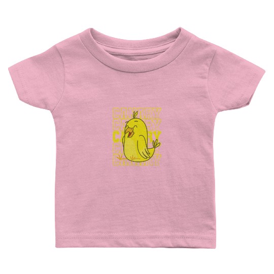 Yellow Canary Bird Baby T Shirts