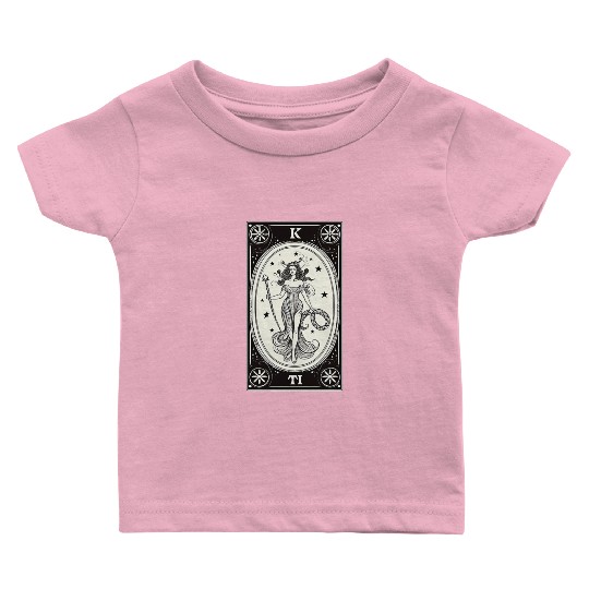 Themis Tarot Card Astrology Occult Mystical Baby T Shirts