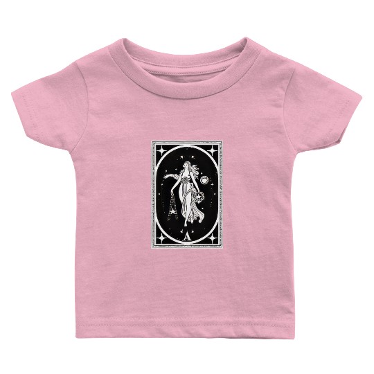 Themis Tarot Card Astrology Occult Mystical Baby T Shirts