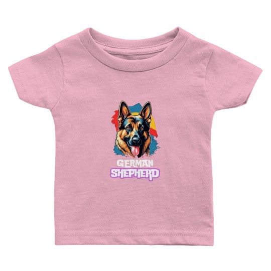Cool german shepherd design Baby T Shirts