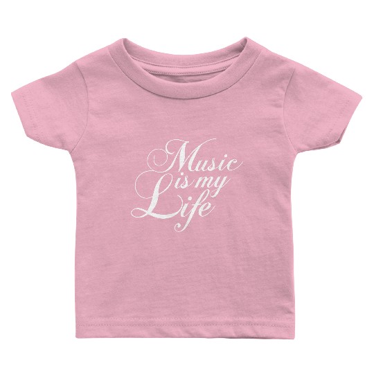 Music Is My Life Party Club Concert Sound Love Baby T Shirts