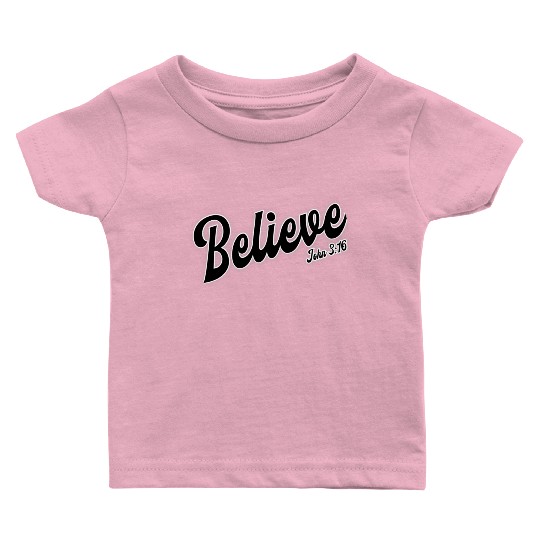 Inspirational Faith Scripture Design Baby T Shirts