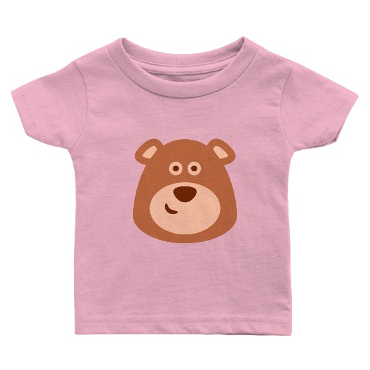 Cute Smiling Bear, Funny, Cartoon Baby T Shirts