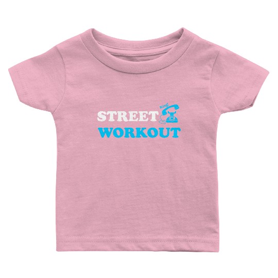 calisthnics street workout moves senior humor Baby T Shirts