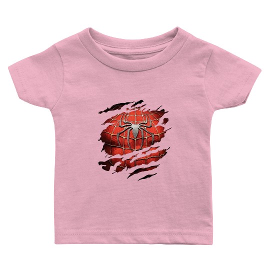 Superheroes Design 2 Baby T Shirts