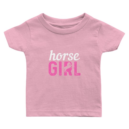 Equestrian Love Horse Racing Horse Farm Design Baby T Shirts