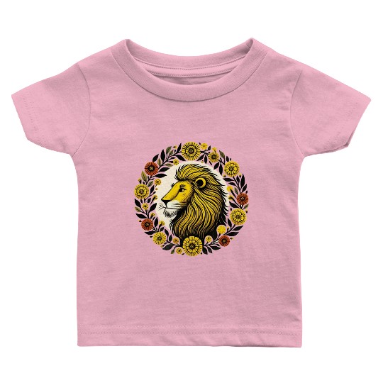 Marigold Leo Lion Baby T Shirts
