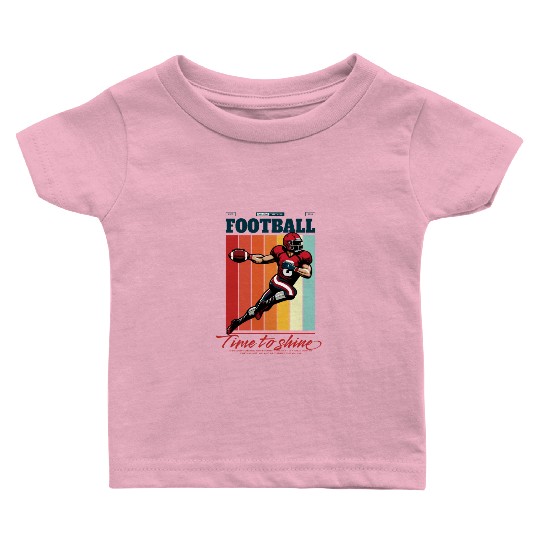 American Football Design Baby T Shirts