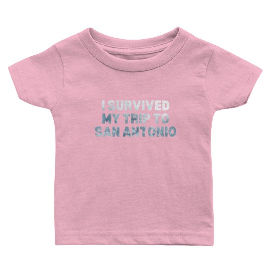 My Trip Traveler Vacation San Antonio Baby T Shirts
