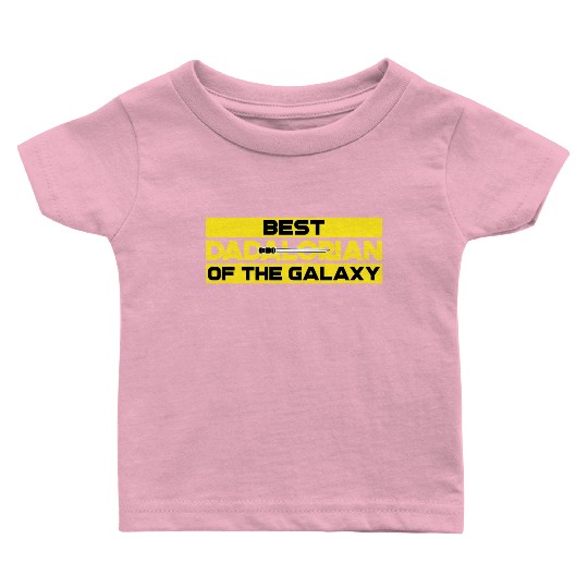best dadalorian of the galaxy Baby T Shirts
