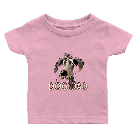 DOG DAD Father's Day Gift for Dad Baby T Shirts