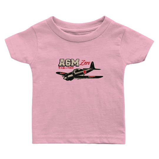 A6M Zero | World War 2 Japanese Plane Vintage Baby T Shirts