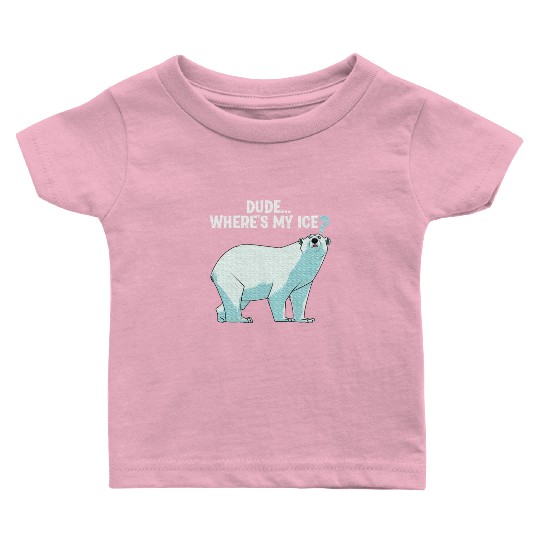 Best Polar Bear Design Polar Bear Lover Baby T Shirts