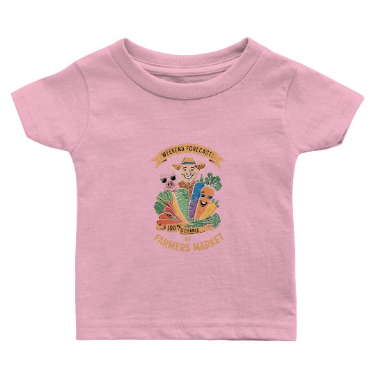 Farmers Market Farmer Agriculture Farming Food Baby T Shirts