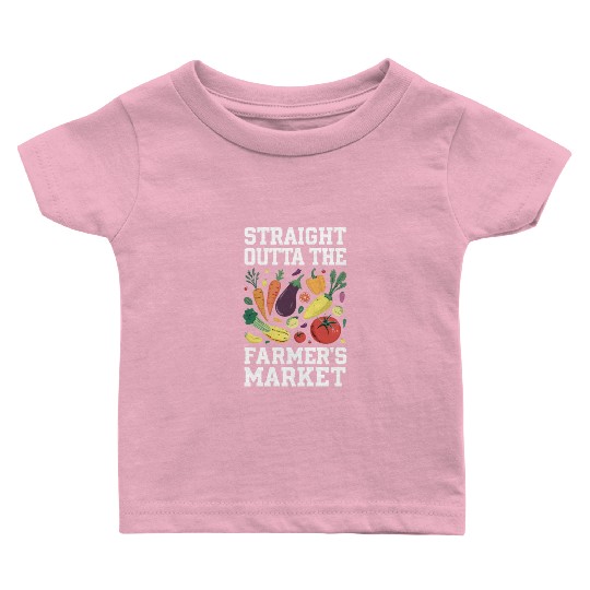 Farmers Market Farmer Agriculture Farming Food Baby T Shirts