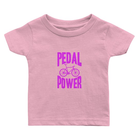 Cycopath PWR Cyclist Gravel MTB Funny Bike Baby T Shirts