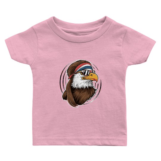 Eagle With Attitude Baby T Shirts