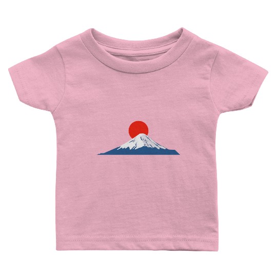 Japanese dawn on Mount Fuji Baby T Shirts