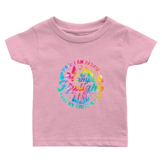 Camp Firelight Vacation Bible School Baby T Shirts