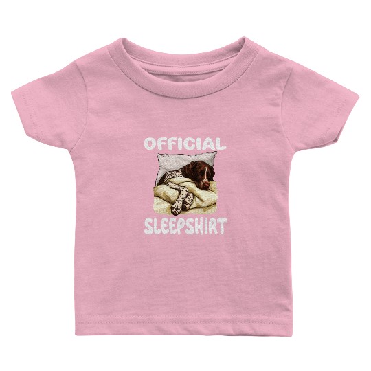 German Shorthaired Pointer Dog Official Sleep Baby T Shirts