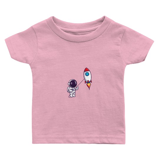 play with rocket balloon Baby T Shirts