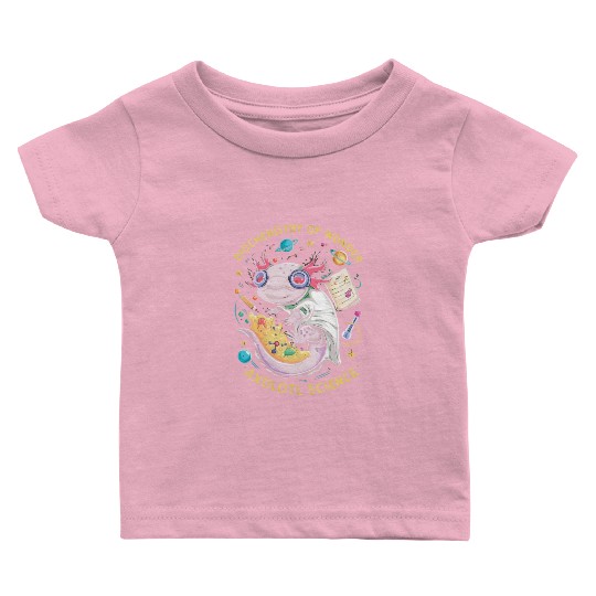 Axolotl Science Teacher Mexican Salamander Baby T Shirts