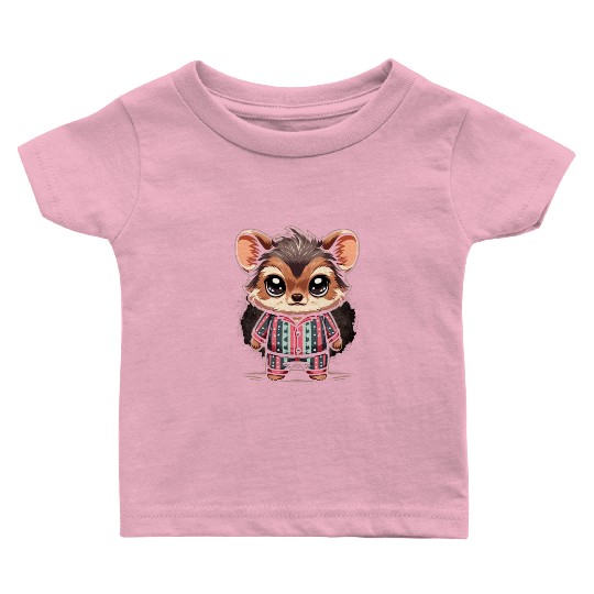 Cute Pudu Deer South America cartoon deer nature Baby T Shirts