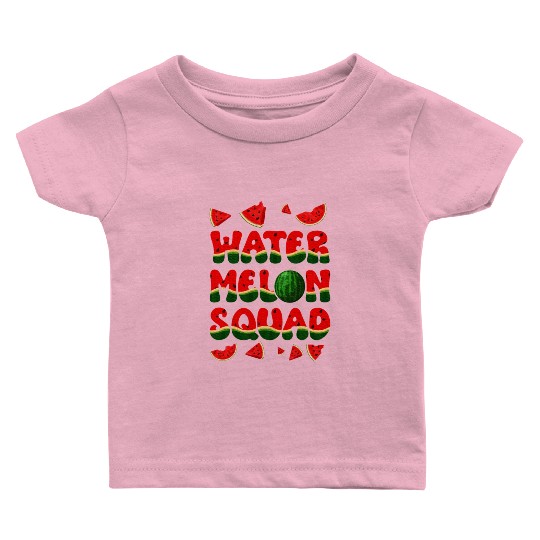 Watermelon Design Fruit Lover Baby T Shirts