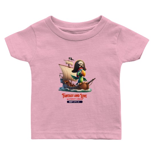 pirate parrot Baby T Shirts