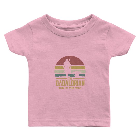 The Dadalorian And Son vintage Baby T Shirts