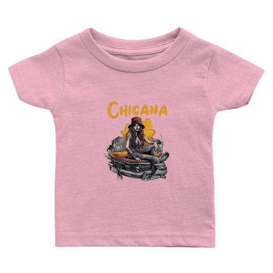 Chicana Lowrider Clothes Mexican American Baby T Shirts