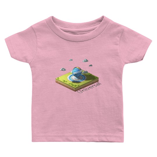 Geometric low poly Universal Studios Baby T Shirts