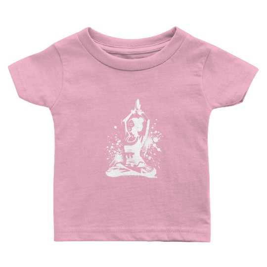 Asian Meditation Relaxation Yoga Teacher Baby T Shirts