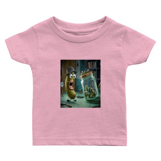 Funny Pickle Surprise Cucumber Pickles Baby T Shirts