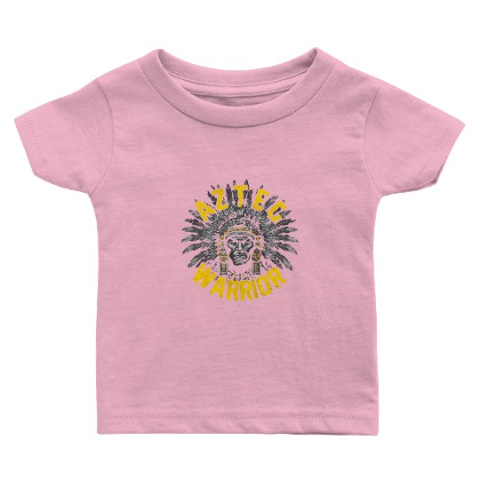 Aztec Warrior Indigenous Mexican Aztec Jaguar Baby T Shirts