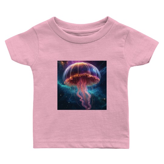 Cosmic Jellyfish Dance Baby T Shirts