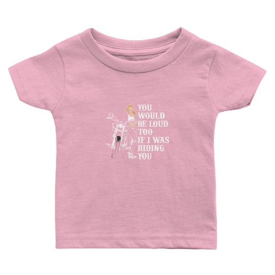 Cheeky Motorcycle Baby T Shirts